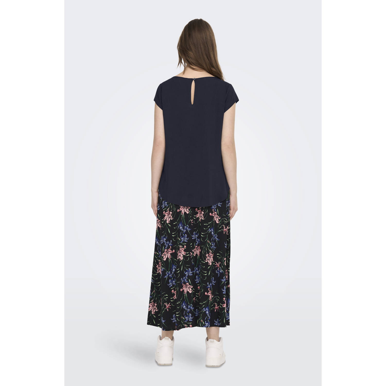ONLY top donkerblauw