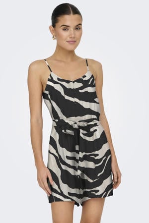 zwart regular playsuit