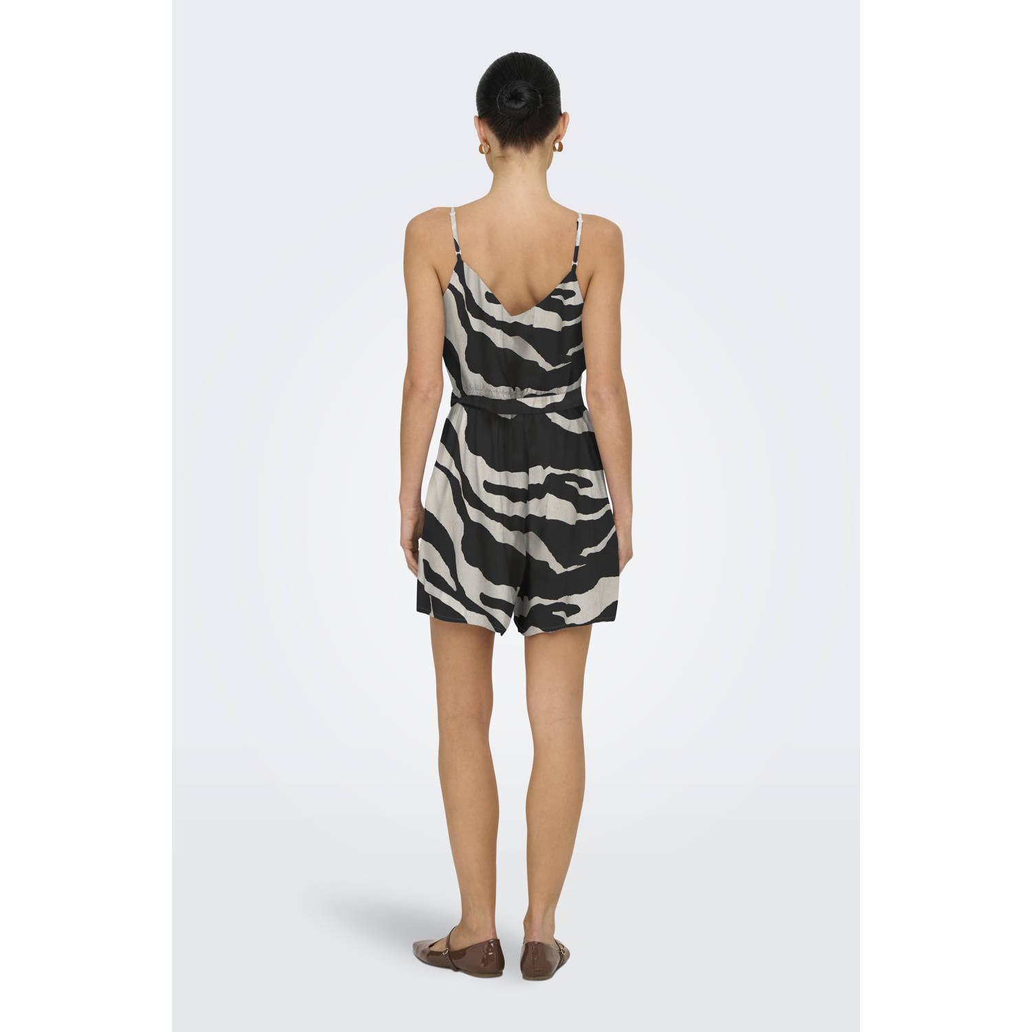 ONLY zwart regular playsuit