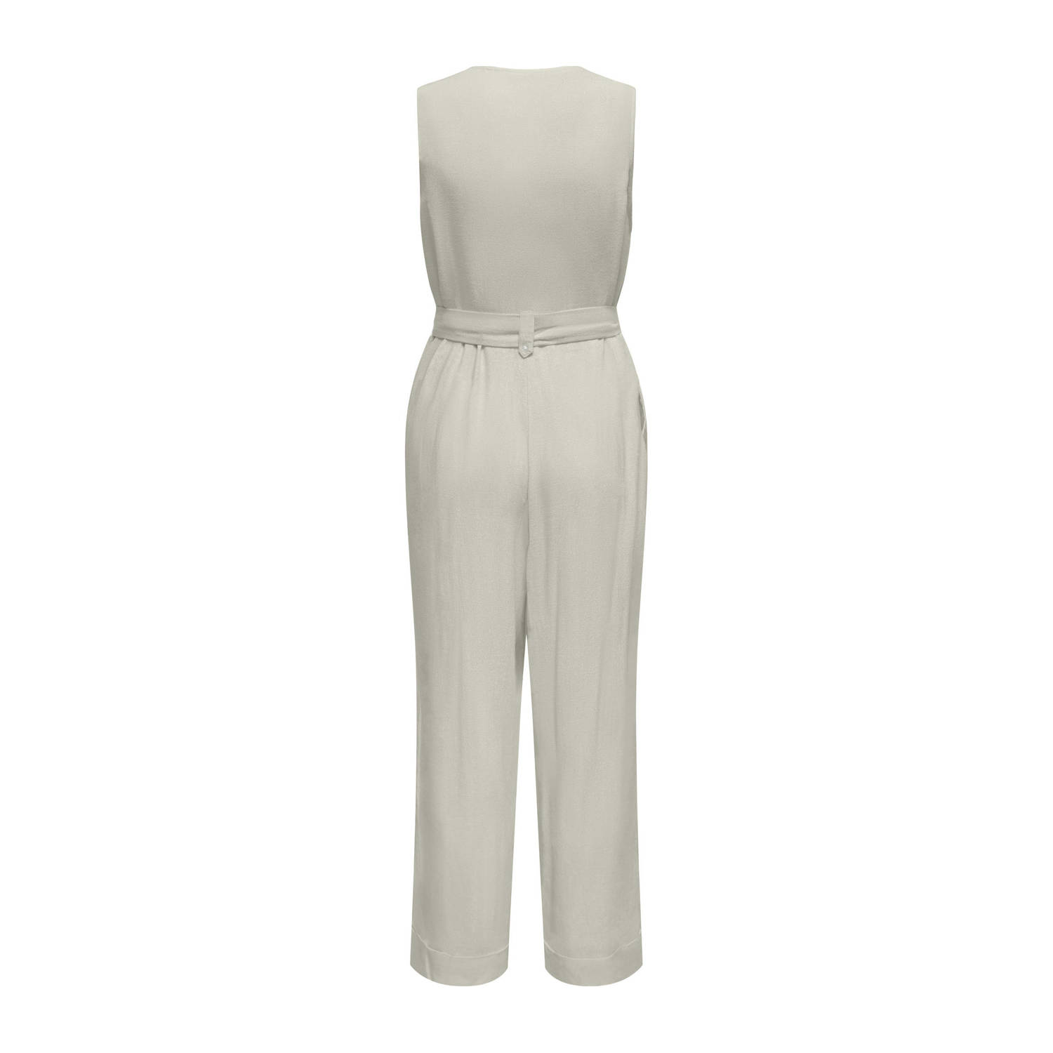 ONLY linnen regular jumpsuit beige