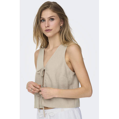 ONLY top beige afbeelding