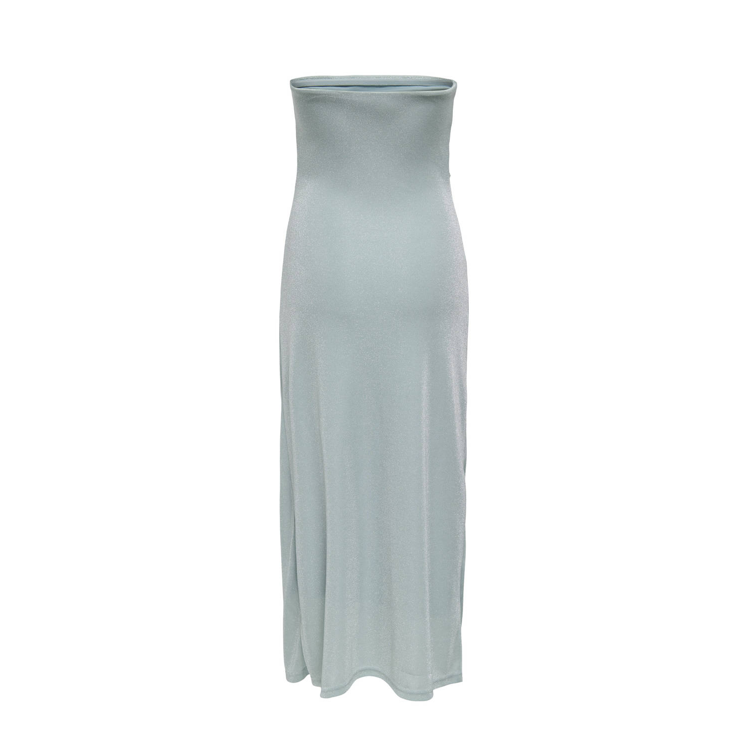 ONLY maxi jurk met lurex lichtblauw
