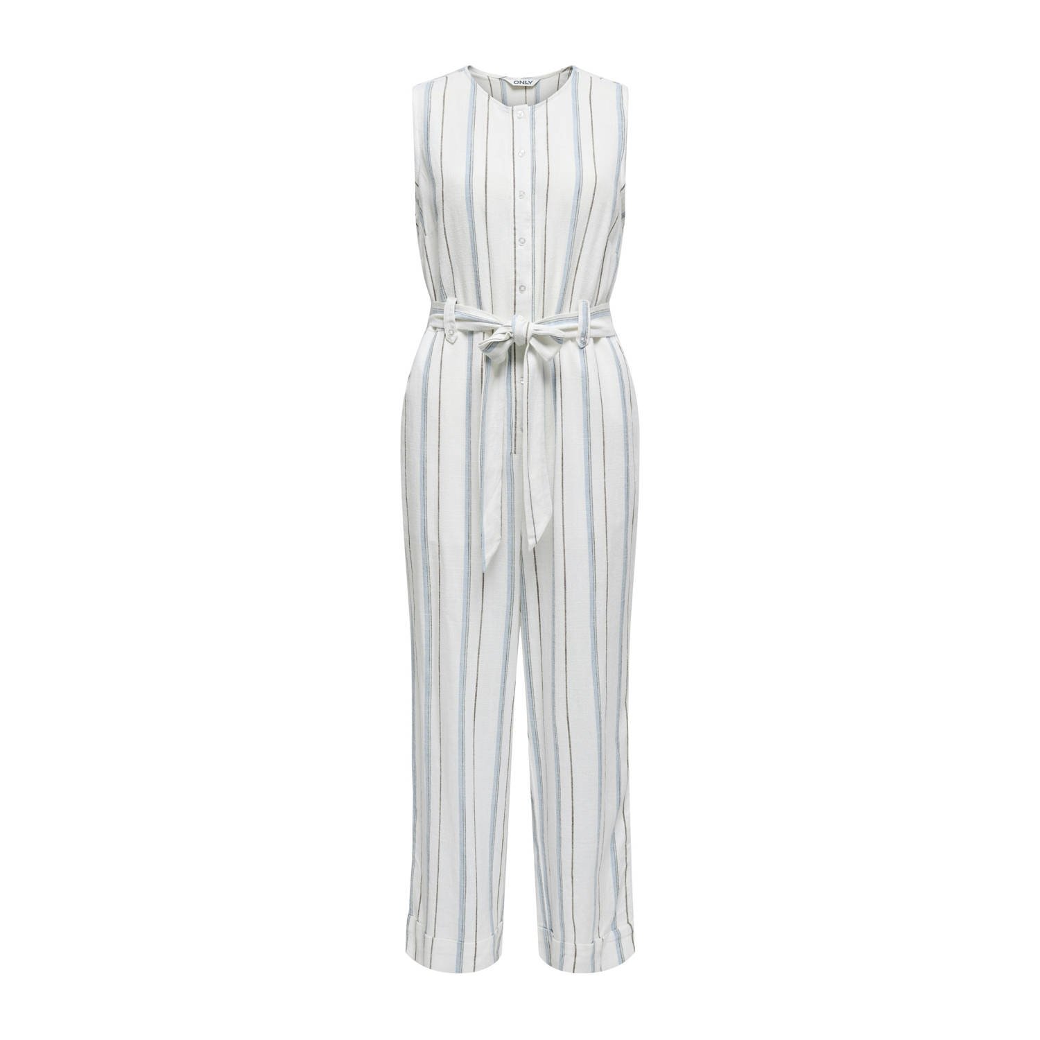 ONLY linnen regular jumpsuit wit