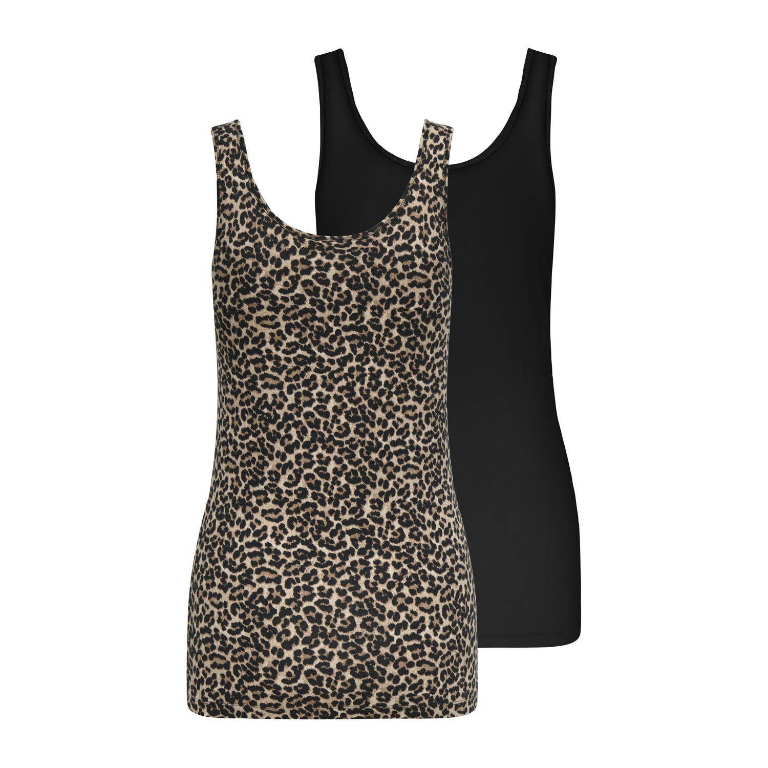 ONLY singlet set panterprint zwart