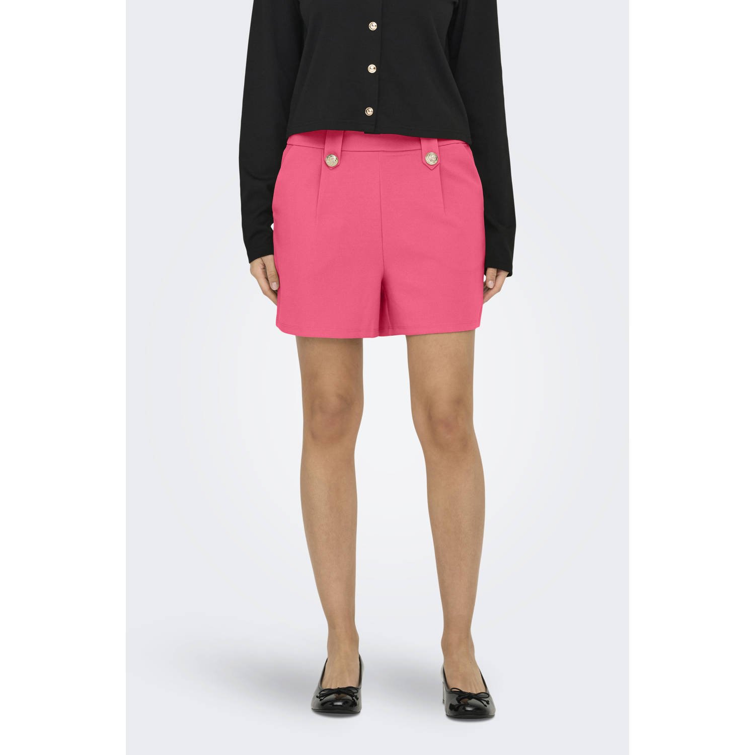 ONLY regular waist casual short roze