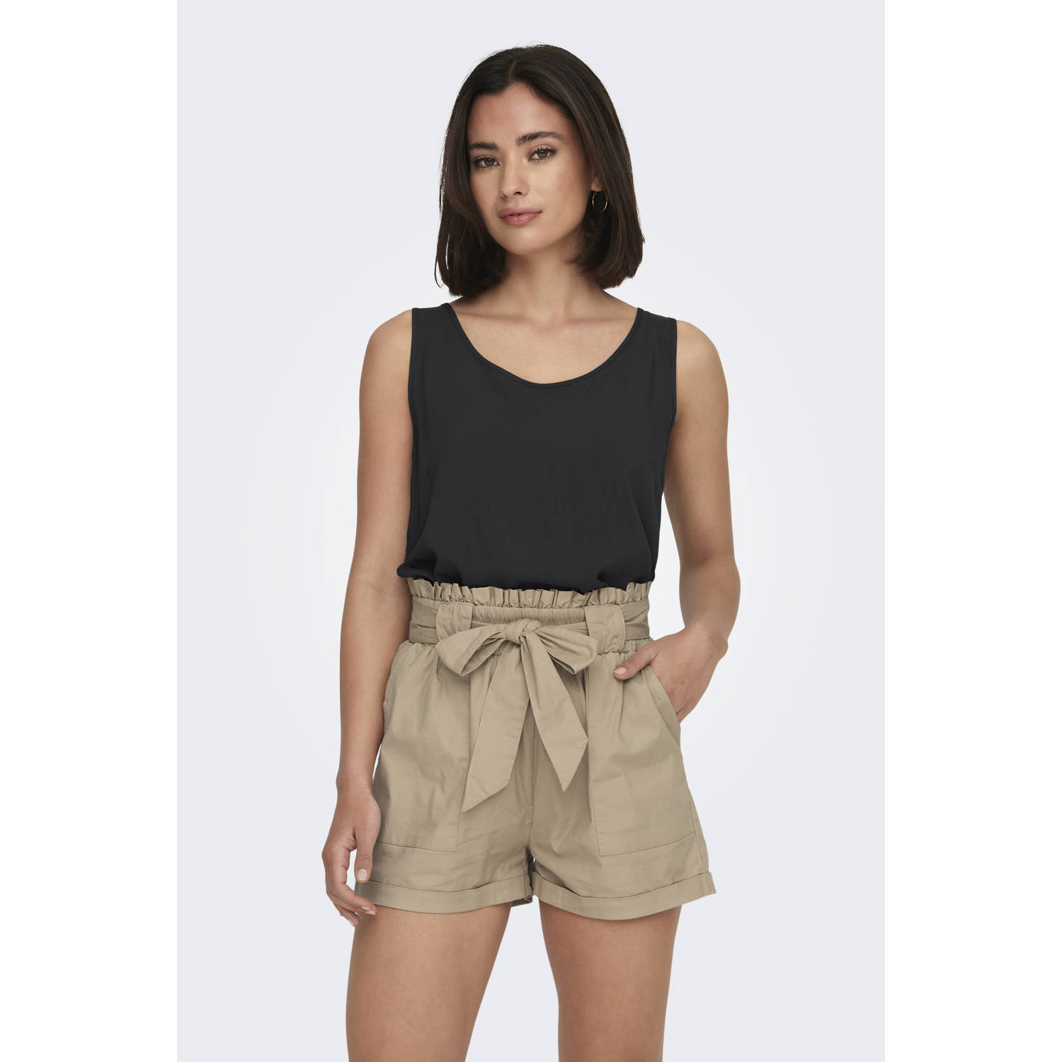 ONLY mouwloze top zwart