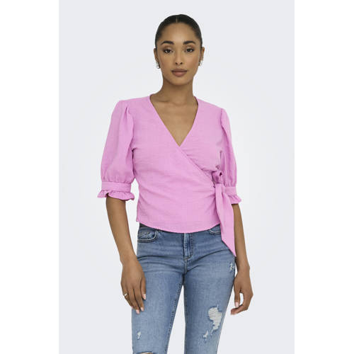 ONLY blousetop roze afbeelding