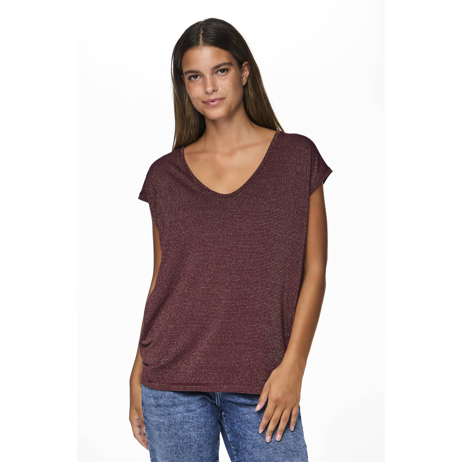 PIECES top met lurex