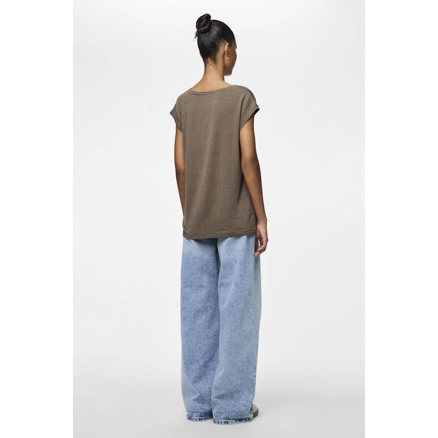 PIECES top met lurex