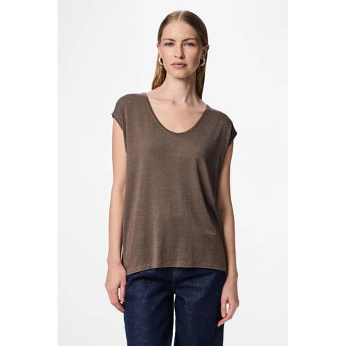 PIECES top met lurex afbeelding
