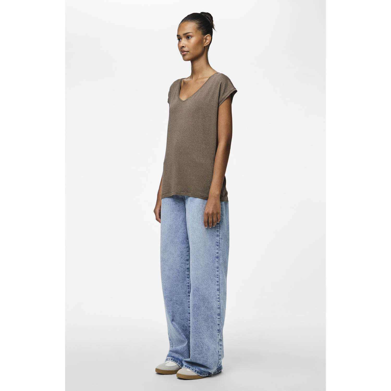 PIECES top met lurex