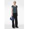 PIECES top blauw met lurex