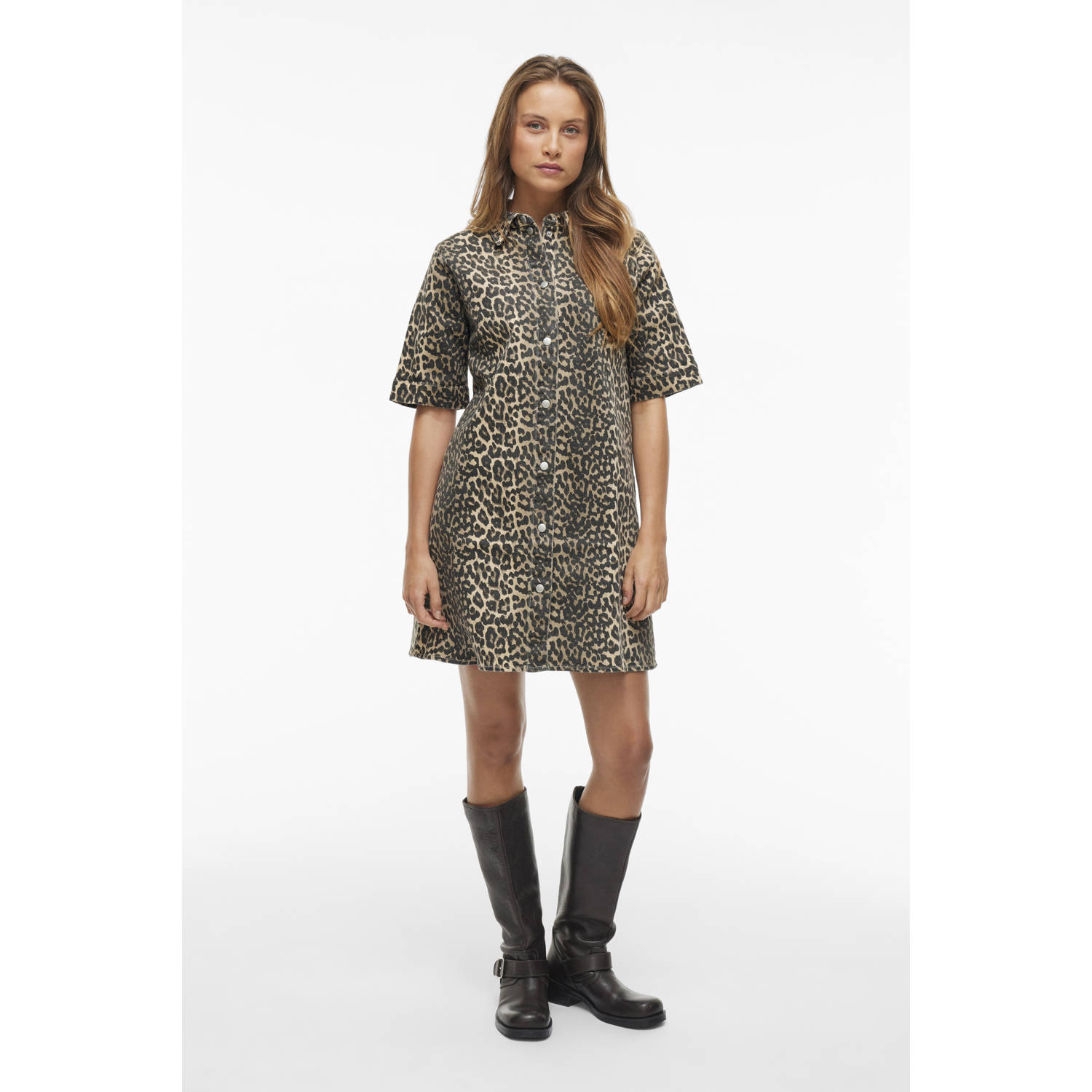 VILA blousejurk beige