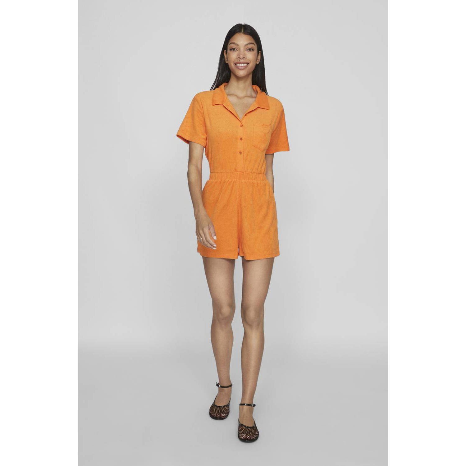 VILA oranje playsuit