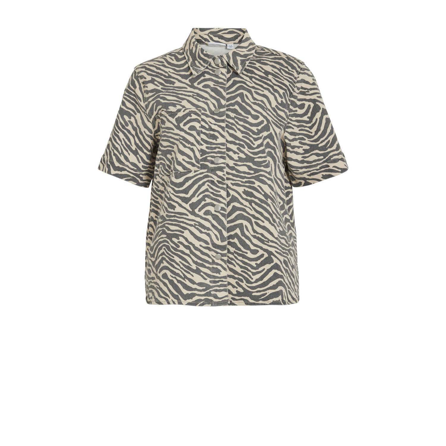 VILA blouse lichtgrijs