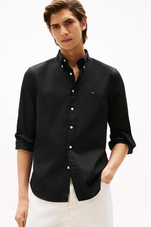 regular overhemd CORE FLEX POPLIN black