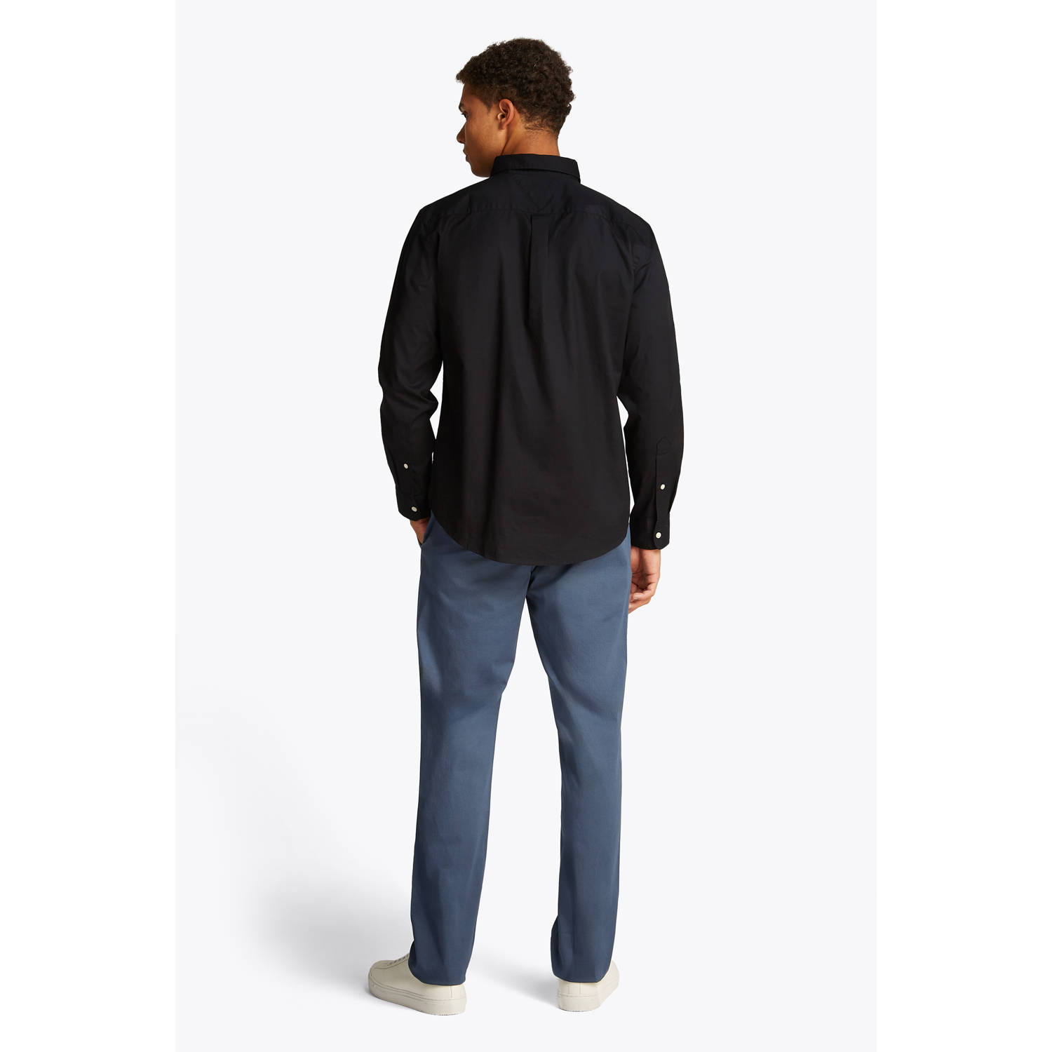 Tommy Hilfiger regular overhemd CORE FLEX POPLIN black