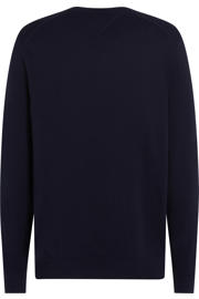 thumbnail: Tommy Hilfiger gebreide trui donkerblauw