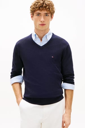 gebreide trui donkerblauw