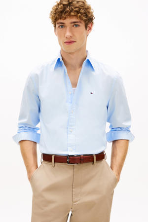 regular overhemd CORE FLEX POPLIN lichtblauw