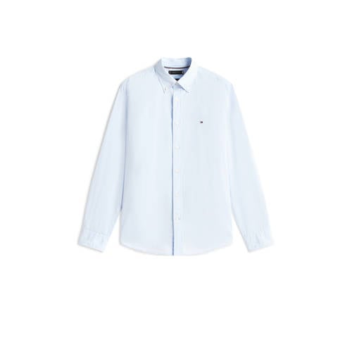Tommy Hilfiger regular overhemd CORE FLEX POPLIN lichtblauw afbeelding