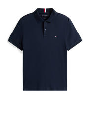 thumbnail: Tommy Hilfiger regular polo donkerblauw