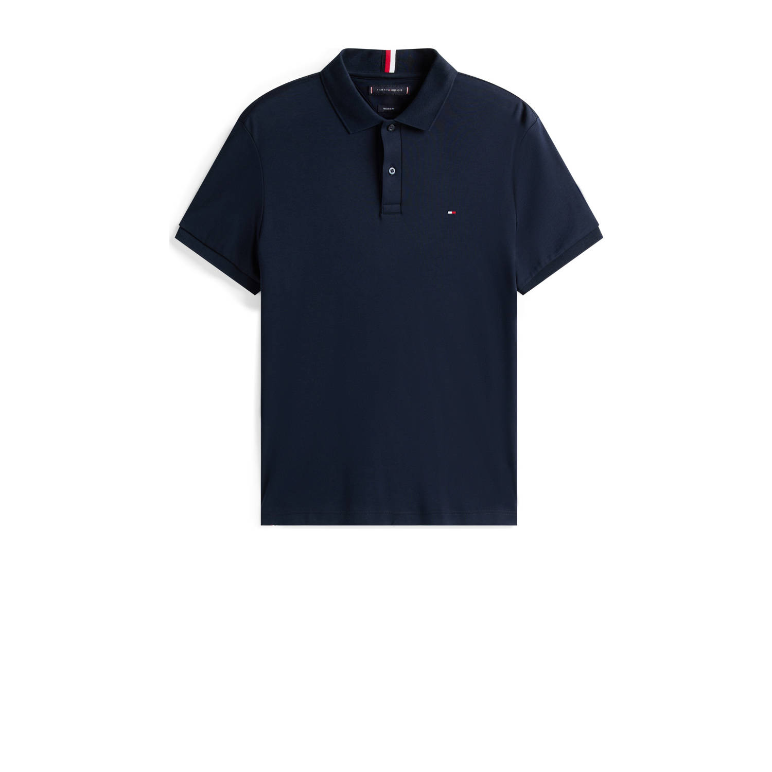 Tommy Hilfiger Polo Shirt Korte Mouw Donkerblauw Blue Heren