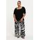 YOEK regular waist broek zwart