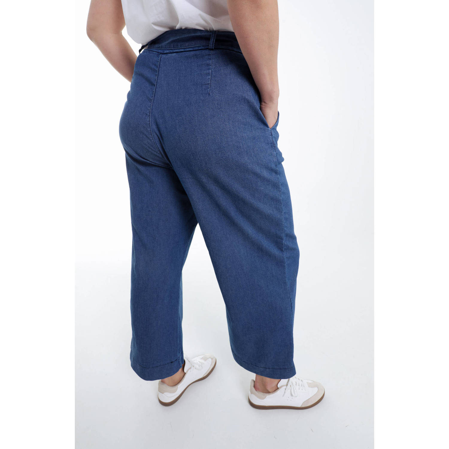 Paprika cropped jeans dark blue denim