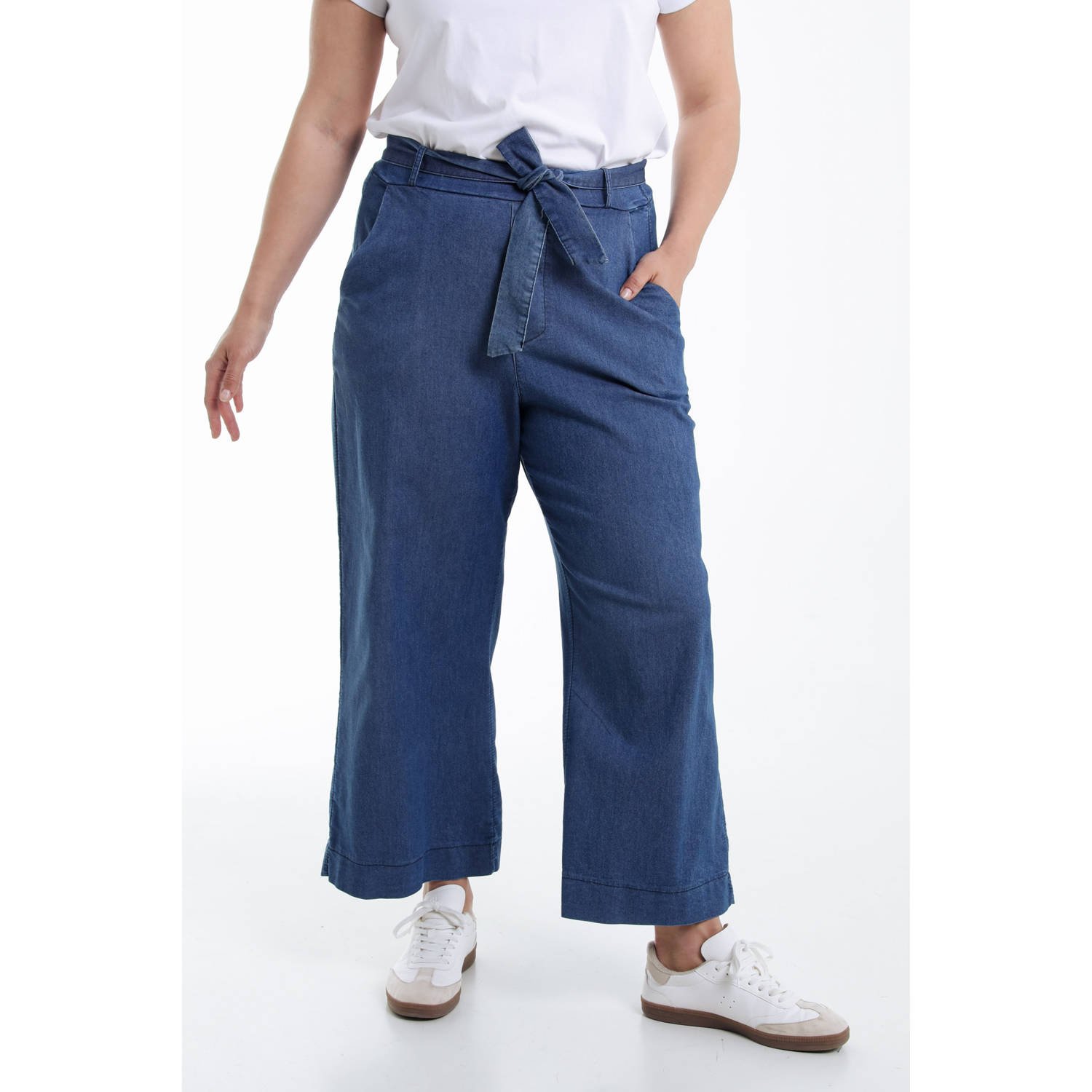 Paprika cropped jeans dark blue denim