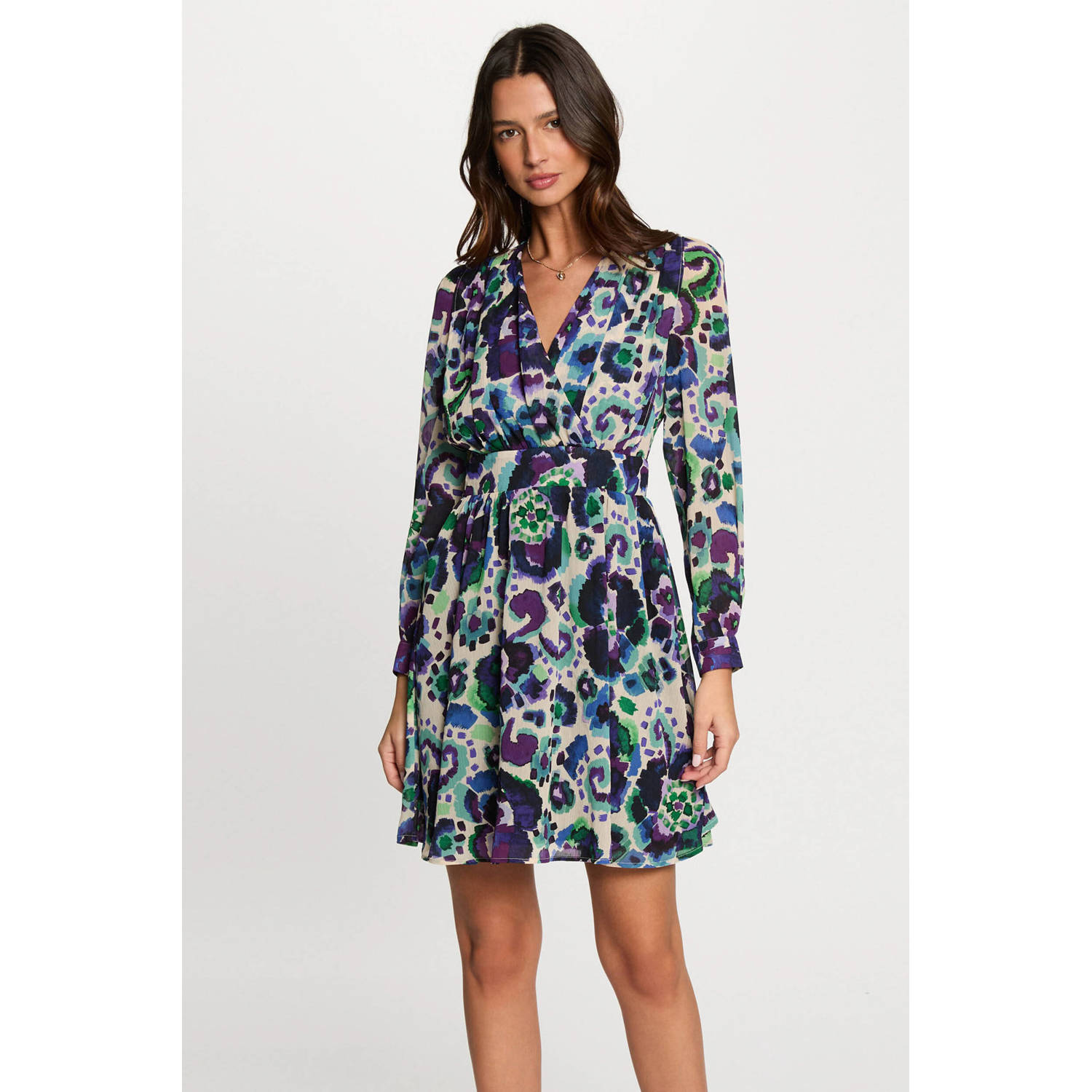Morgan korte jurk donkerblauw