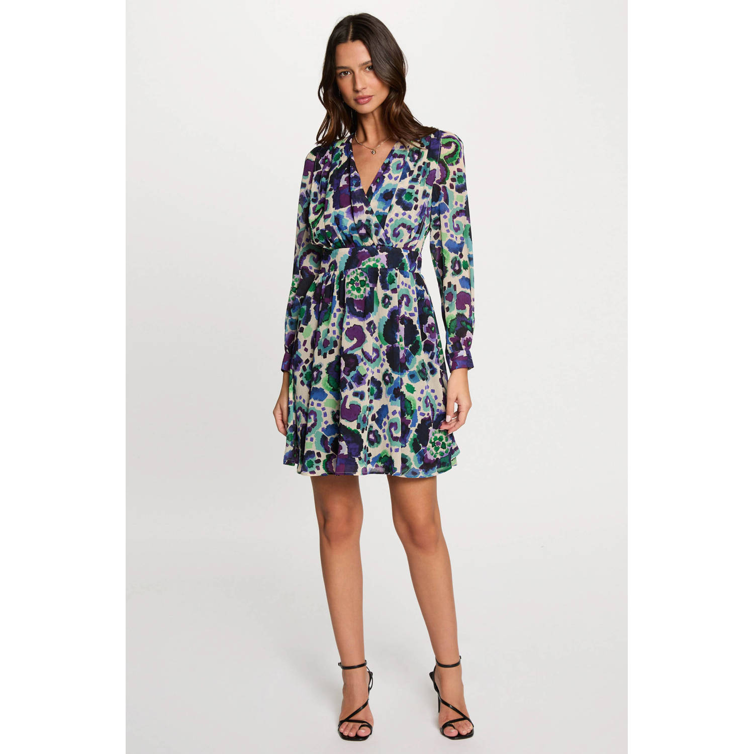 Morgan korte jurk donkerblauw