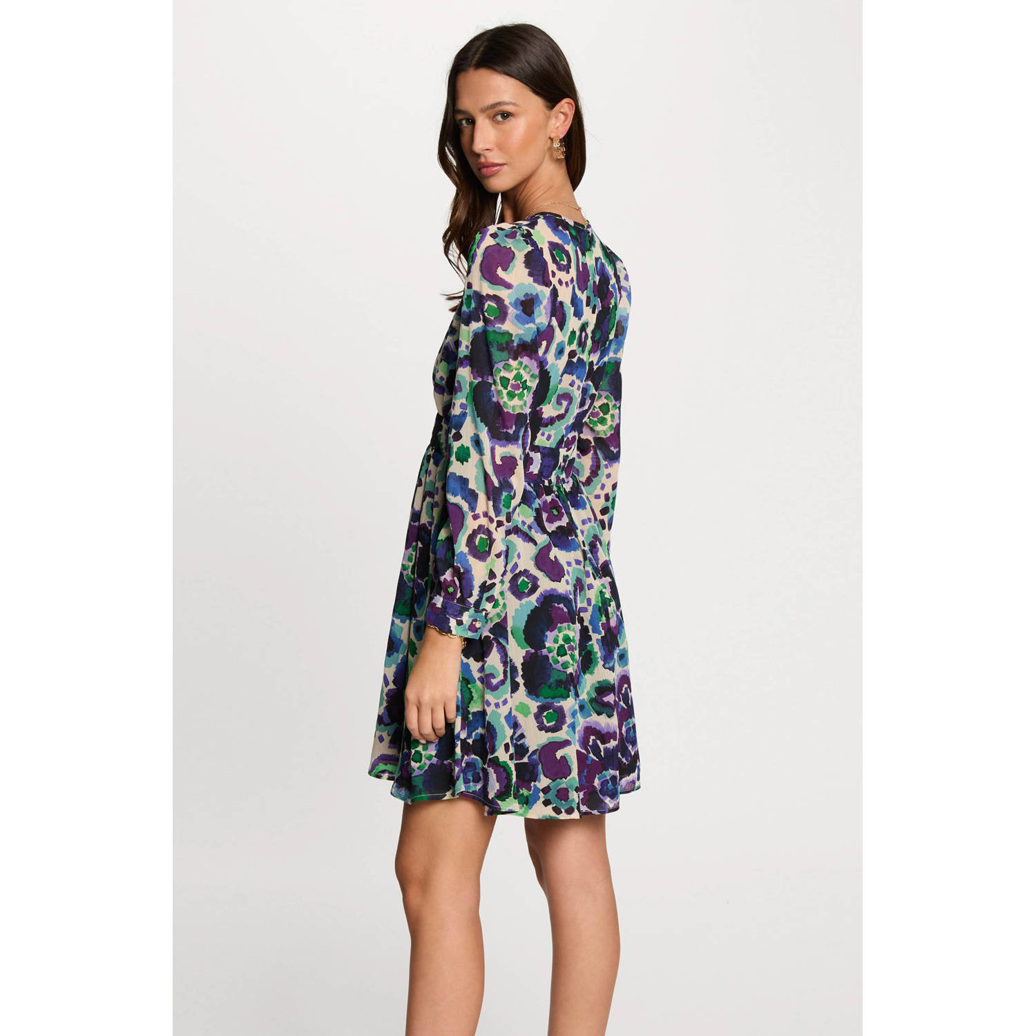 Morgan korte jurk donkerblauw