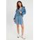 Cache Cache mini jurk blauw
