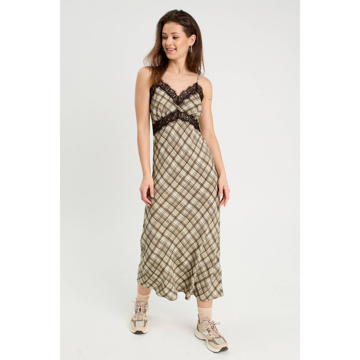 Cache zomerjurk beige