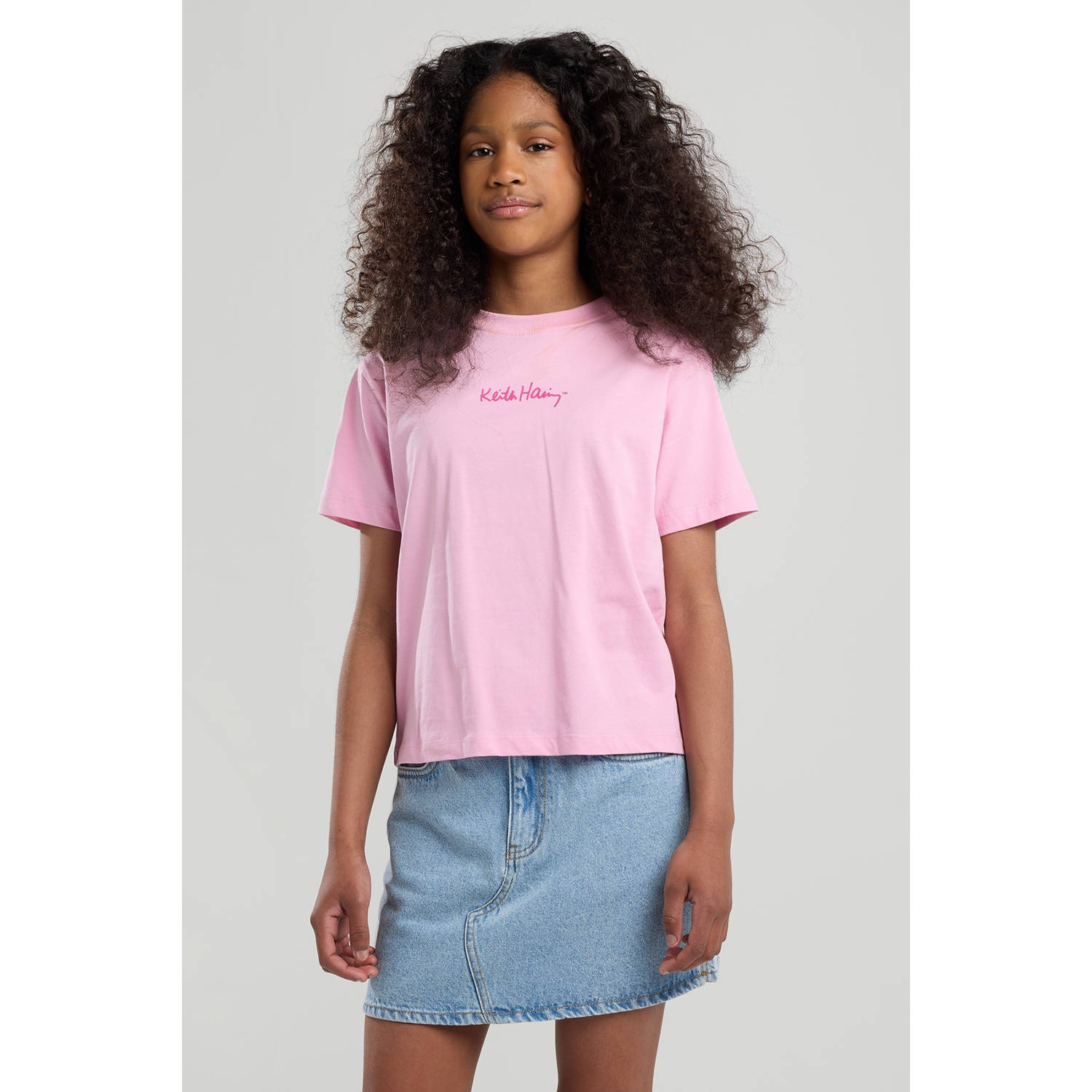 America Today T-shirt roze