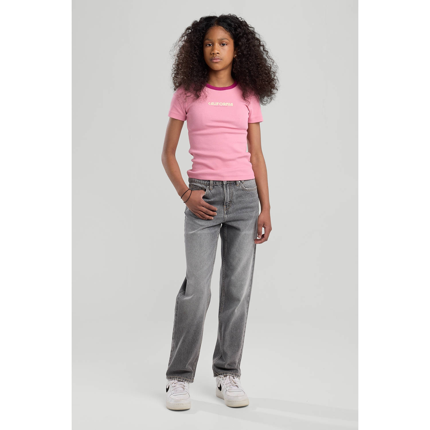 America Today T-shirt roze