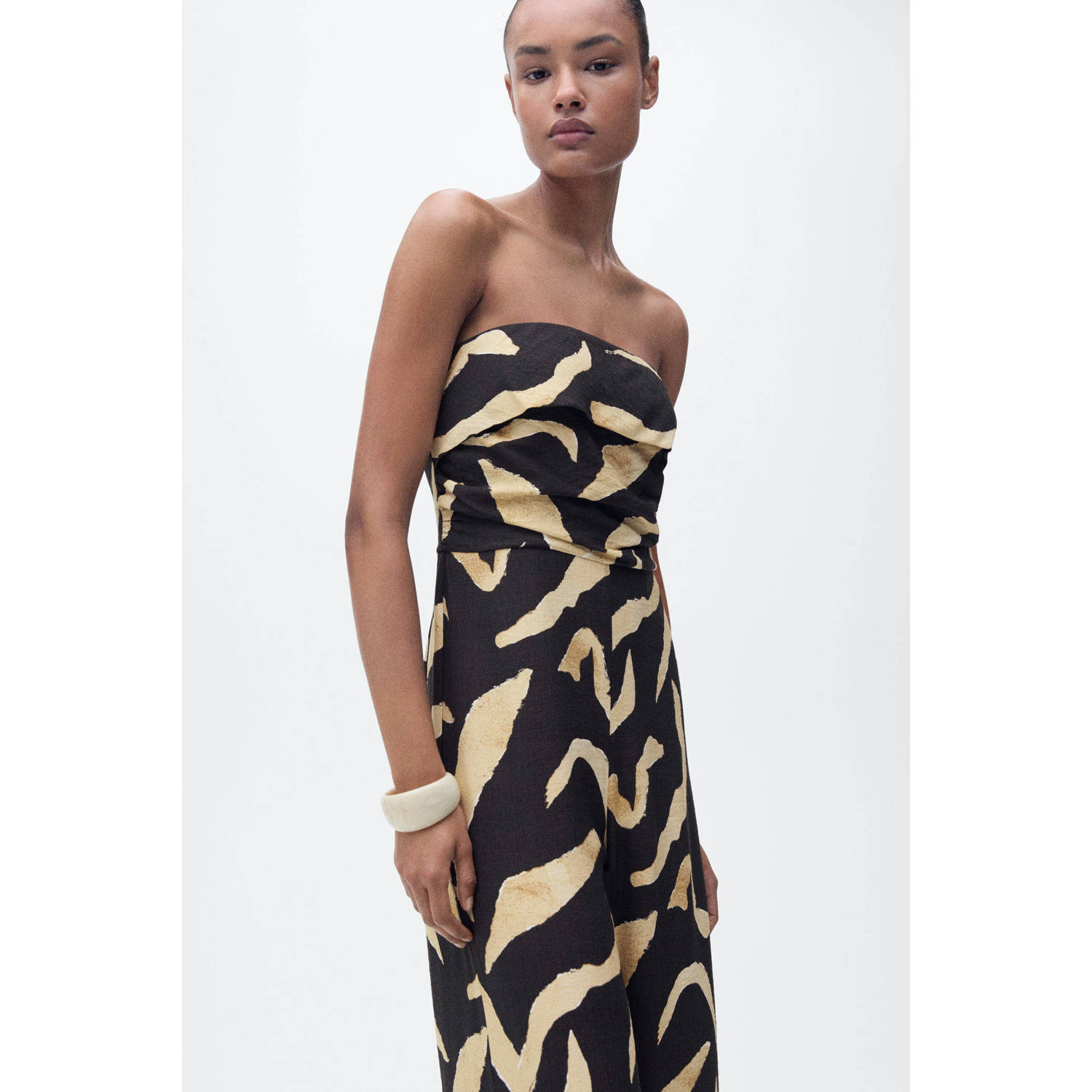 Mango jumpsuit zwart