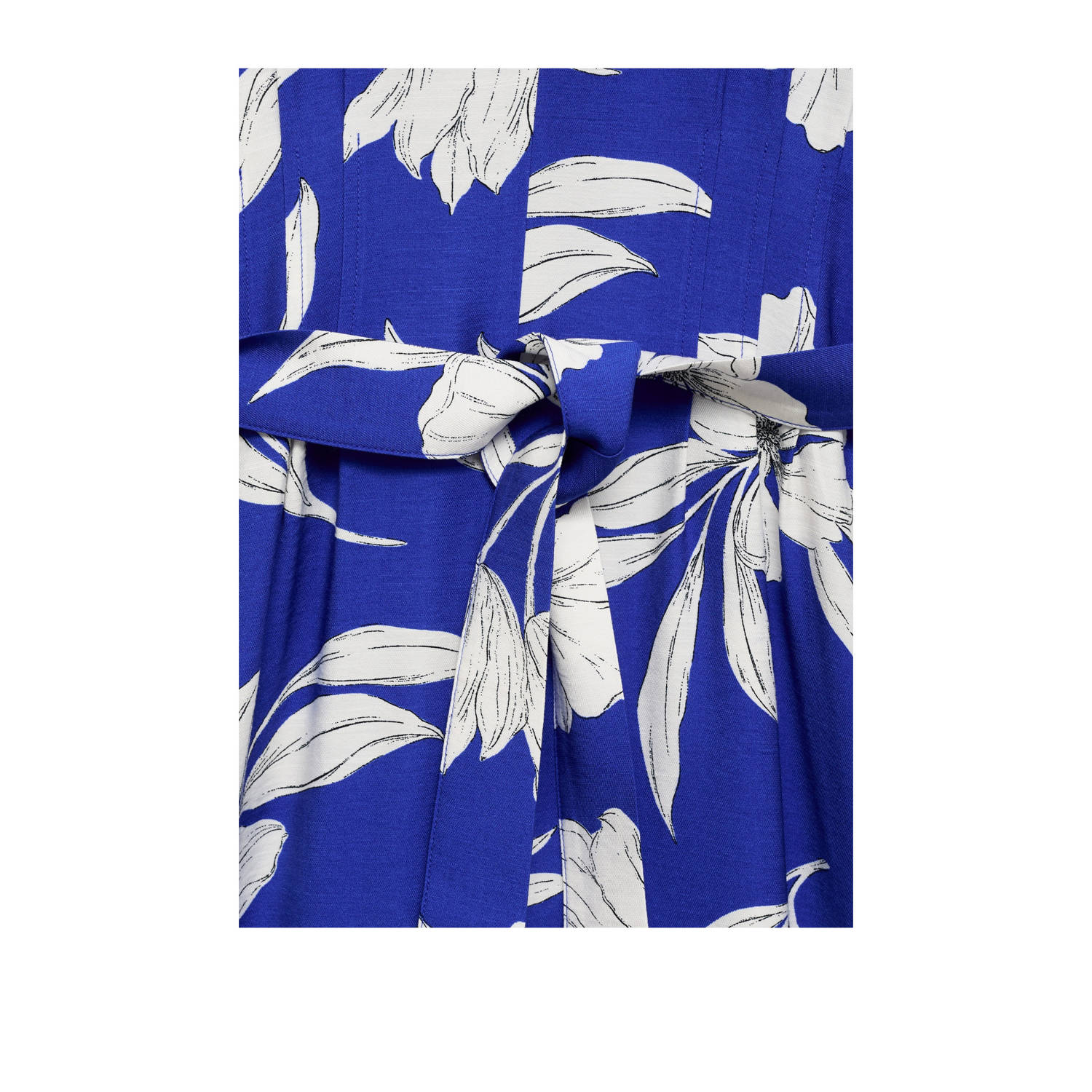 Mango wide leg jumpsuit blauw