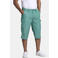 Jan Vanderstorm loose fit cargo short JERE Plus Size turquoise