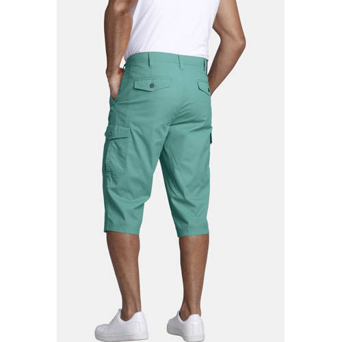 Jan Vanderstorm loose fit cargo short JERE Plus Size turquoise afbeelding
