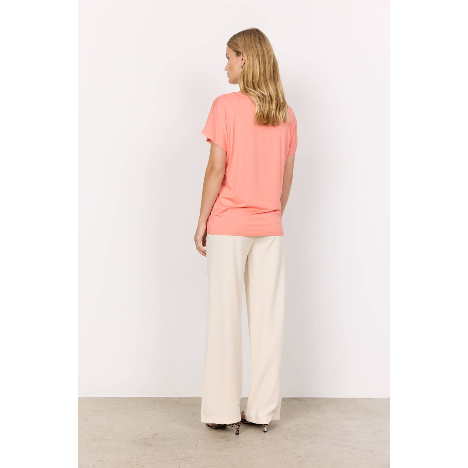 Soyaconcept T-shirt zalm