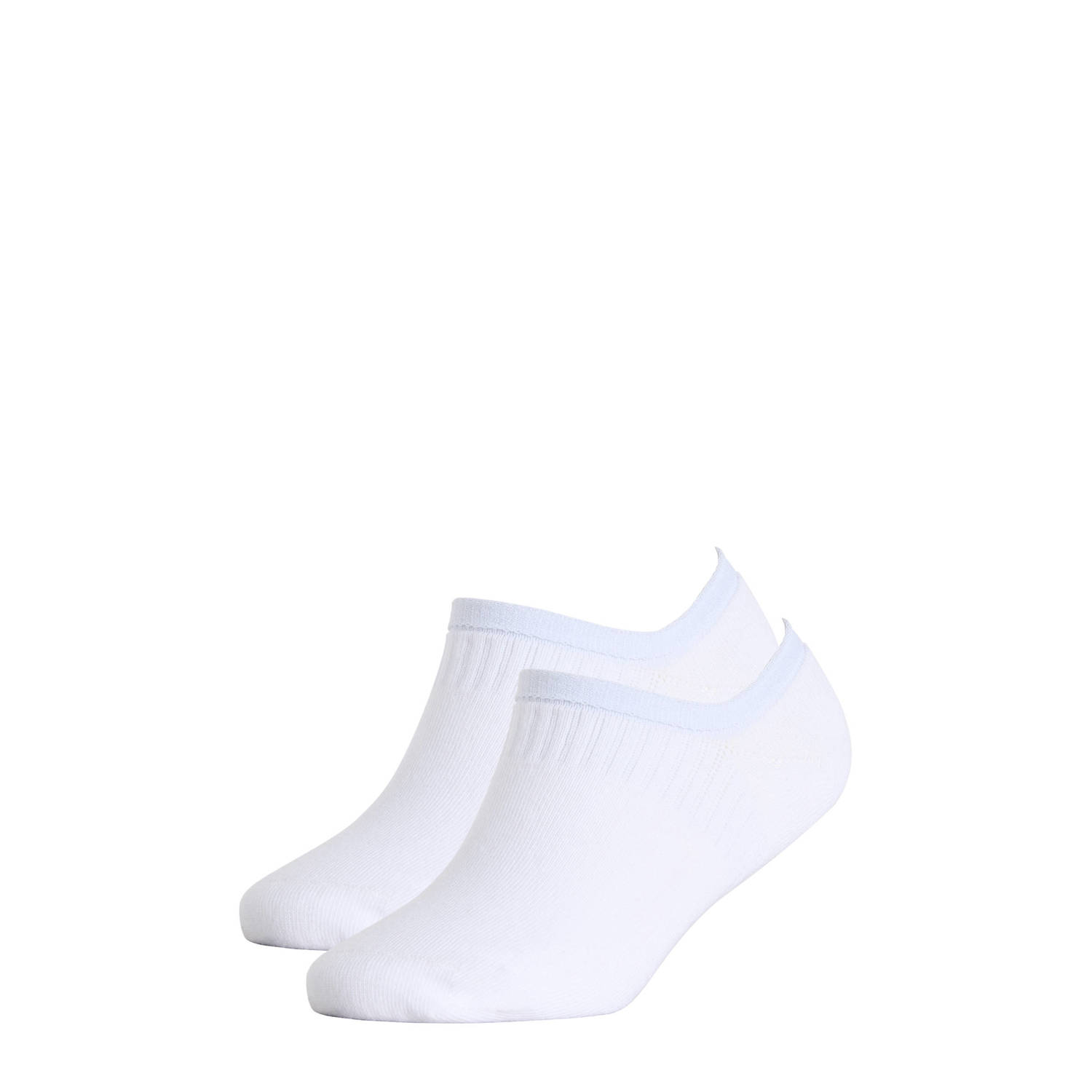 Yellow Moon sneakersokken set van 4 wit