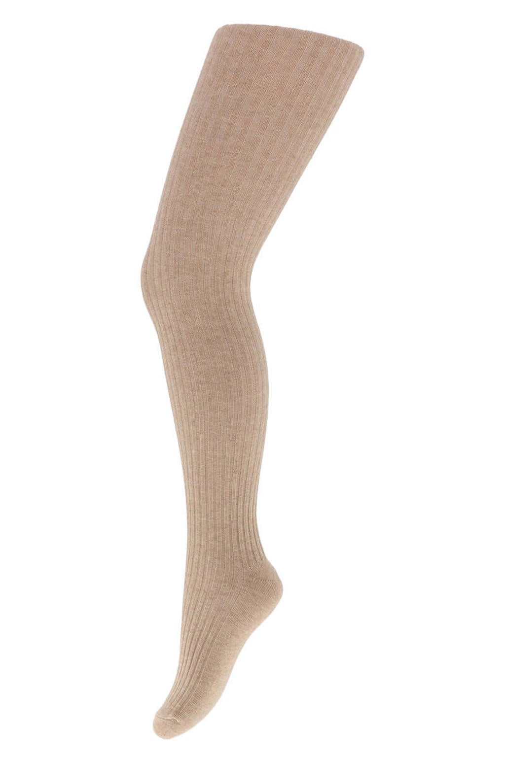 Yellow Moon ribgebreide maillot beige