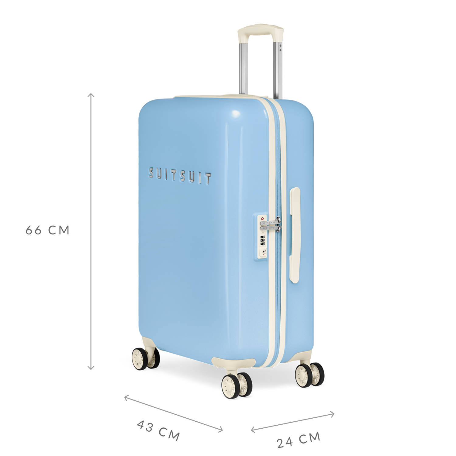 Suitsuit trolley Fabulous Fifties 66 cm. Chambray Blue