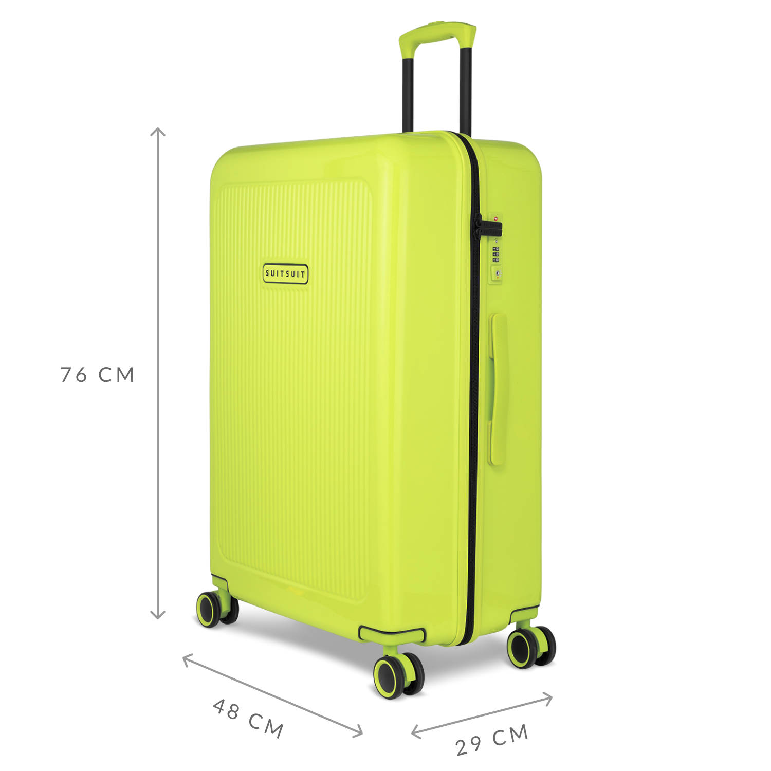 Suitsuit trolley Expression 75 cm. Cyber Lime