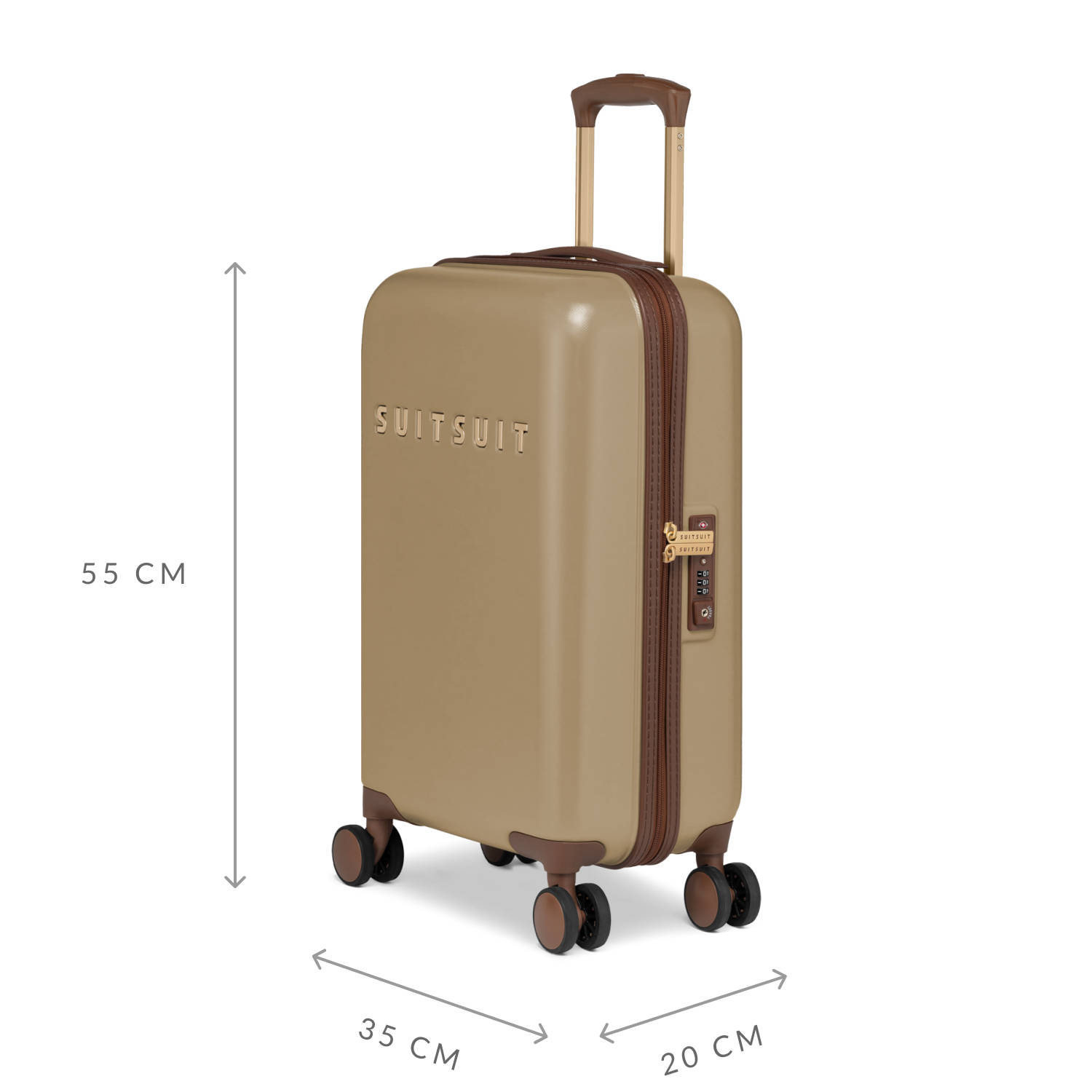 Suitsuit trolley Fab Seventies 55 cm. Cuban Sand
