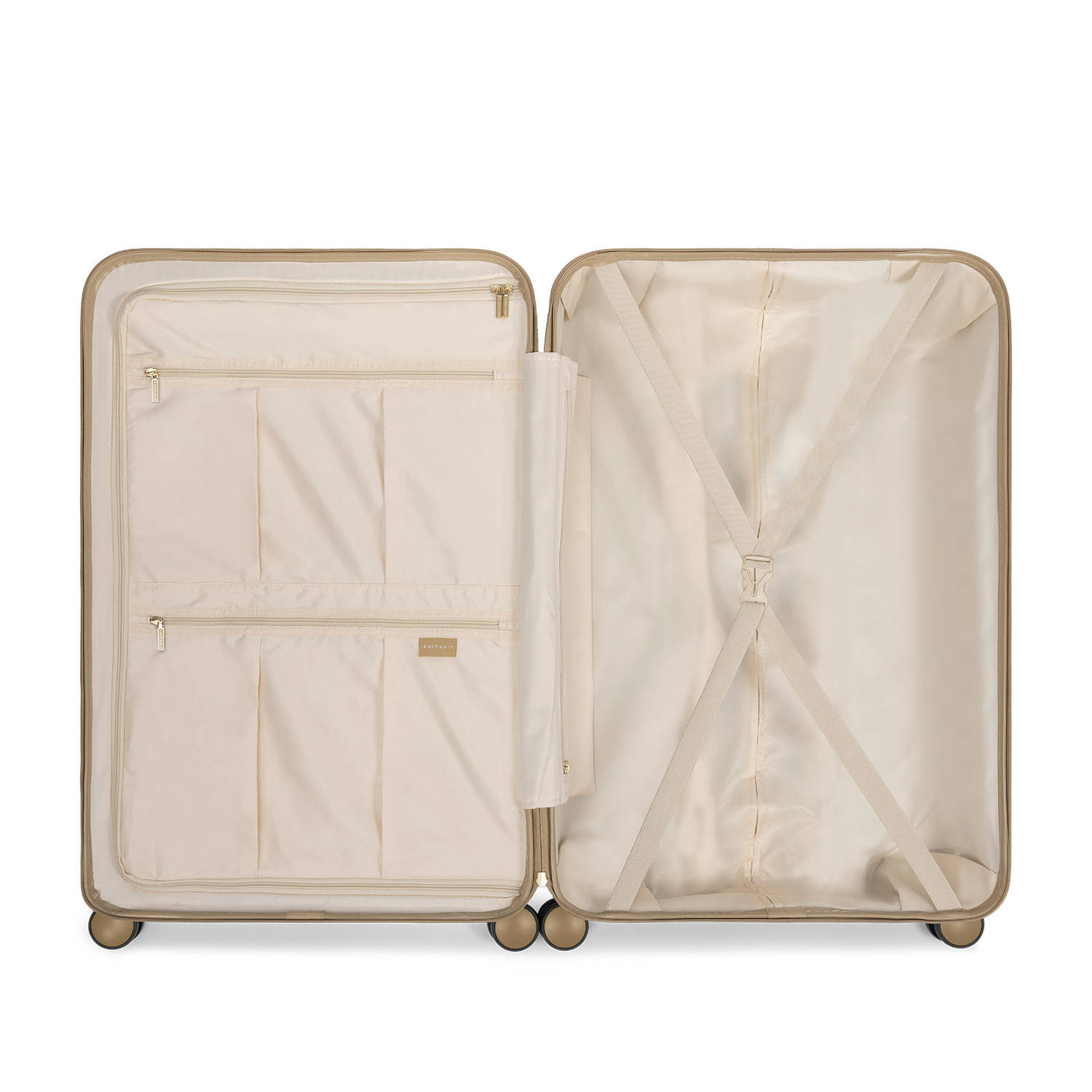 Suitsuit trolley Fusion 76 cm. White Sawn