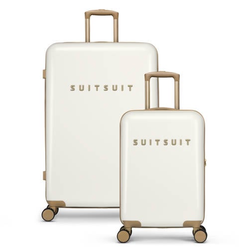 SUITSUIT trolley set Fusion - set van 2 White Sawn afbeelding
