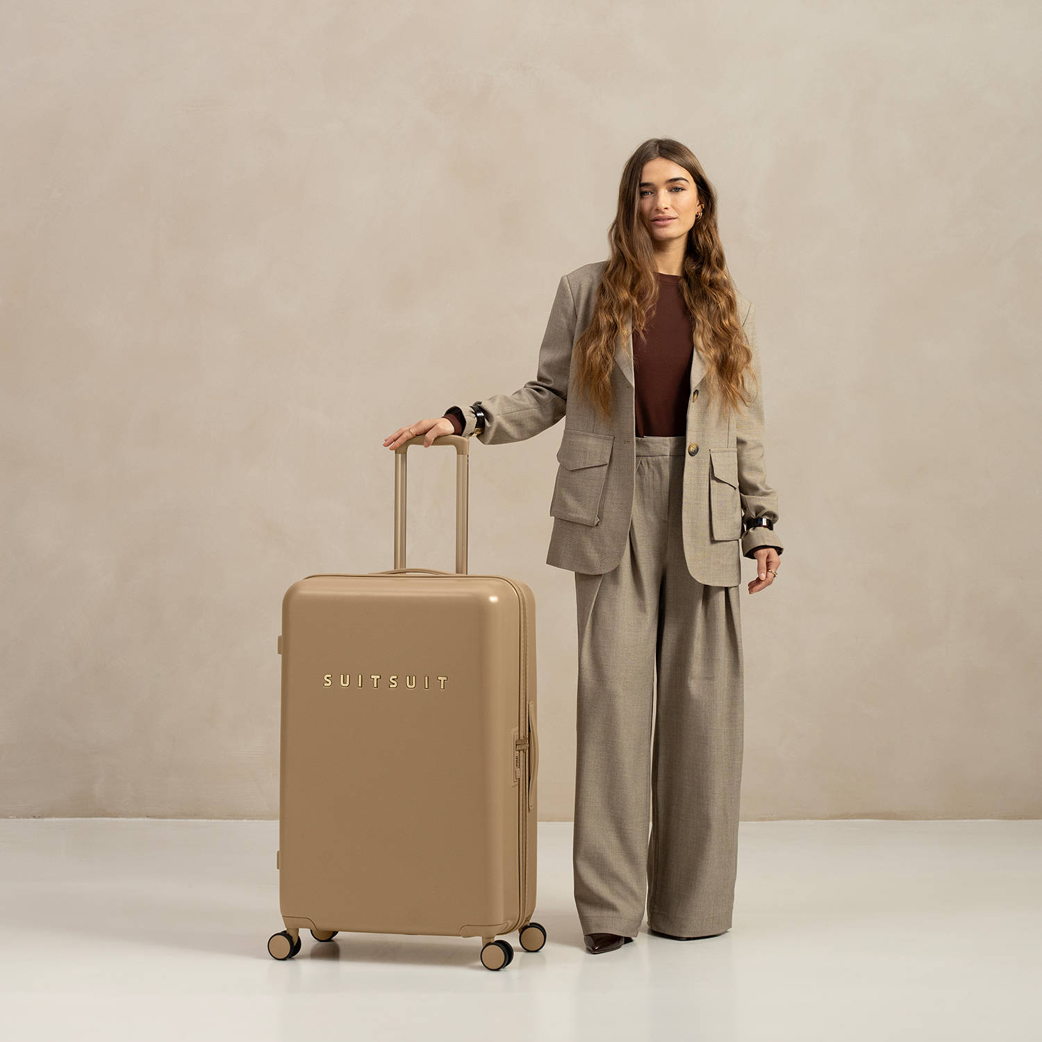 SUITSUIT trolley Fusion 76 cm. Iced Coffee